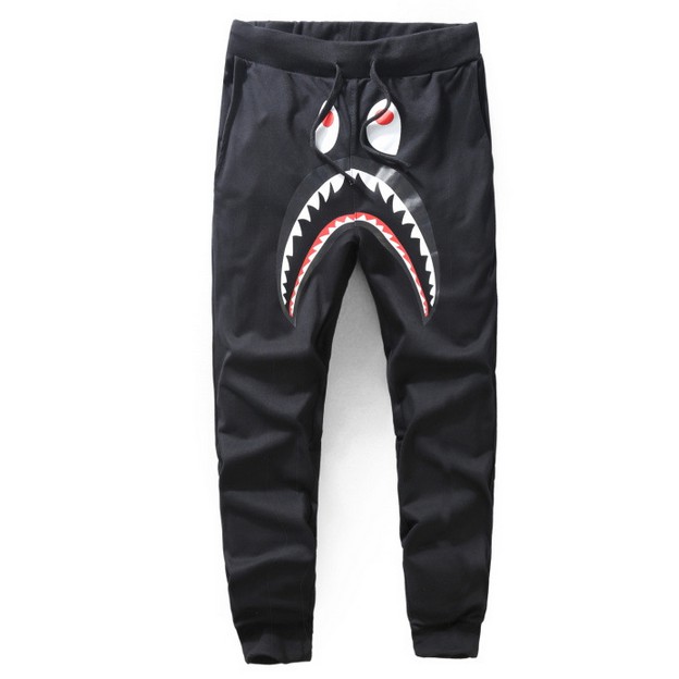 Quần Dài Họa Tiết Cá Mập BAPE Thời Trang Cho Nam Và Nữ
