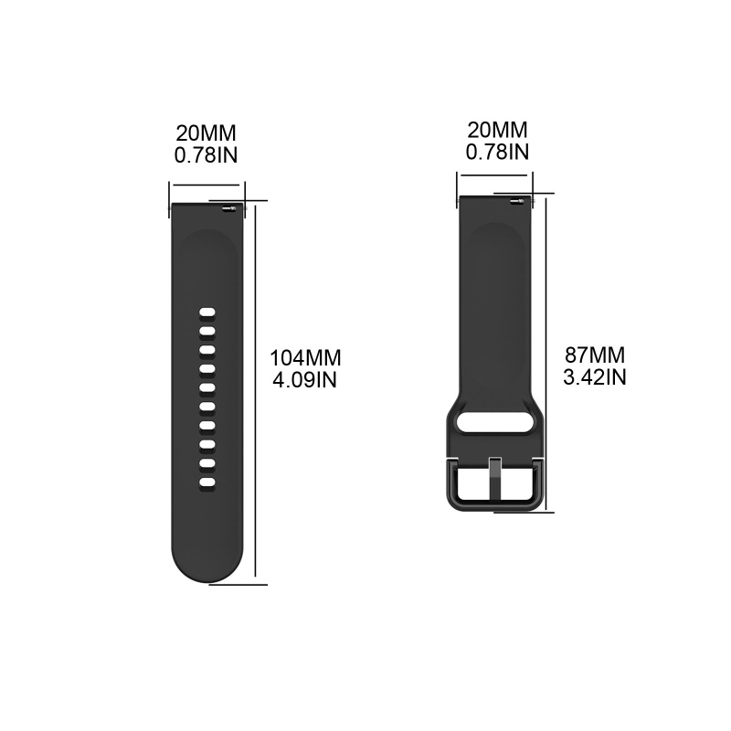 Dây Đeo Thay Thế Bằng Silicone Chống Mồ Hôi Cho Vòng Đeo Tay Thông Minh AmazfitGTS4 Mini