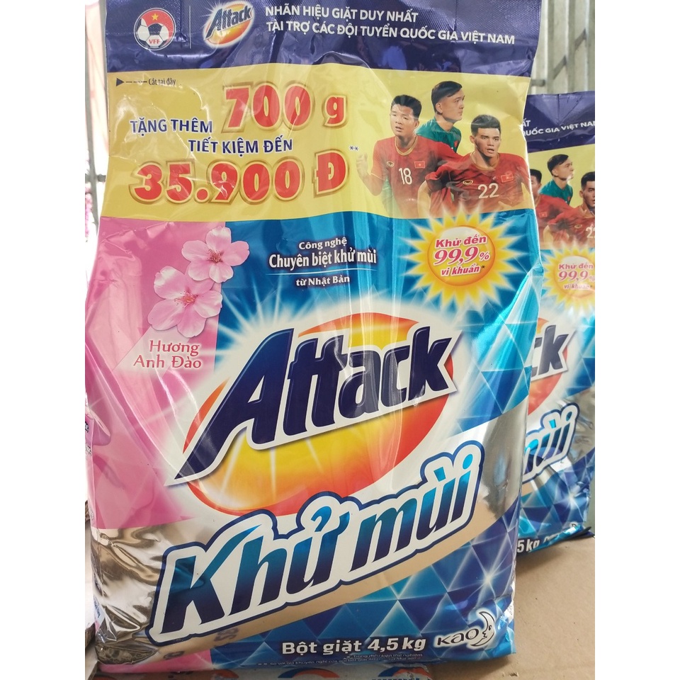 Bột giặt Attack oải hương/anh đào 3,8kg.