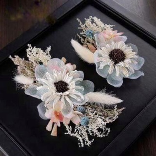 Bộ 2 hoa cúc khô cài tóc