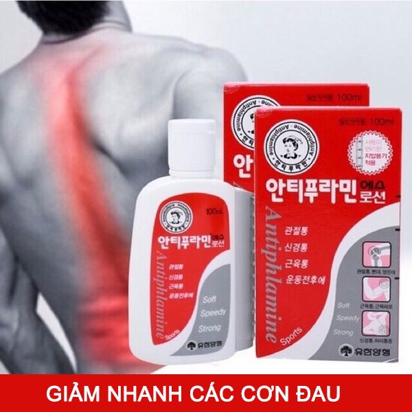 Dầu Nóng Xoa Bóp Hàn Quốc Giảm Các Triệu Chứng Đau Cơ, Nhức Mỏi, Tê Buốt Chân Tay