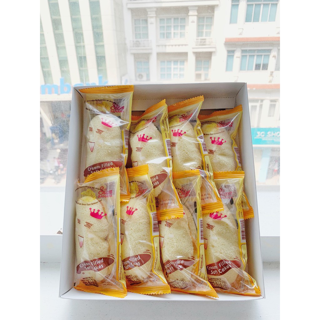 Bánh Chuối Thailand 45gr - 4 vị.