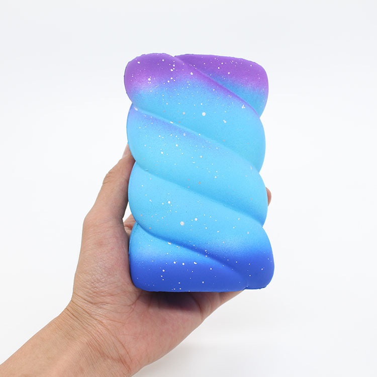 Đồ Chơi Squishy Kẹo Xoắn Galaxy Kích Thước 14cm Chậm Tăng Và Có Mùi Thơm Nhẹ