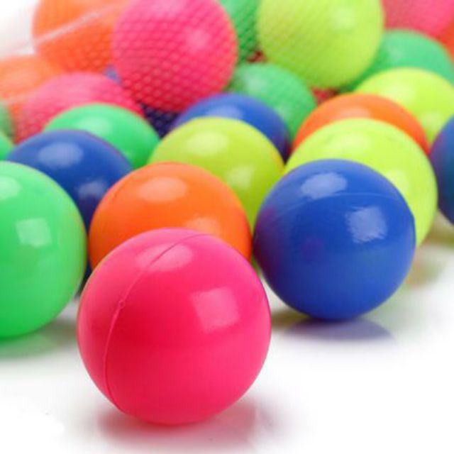 Set 20 quả bóng nhựa nhiều màu