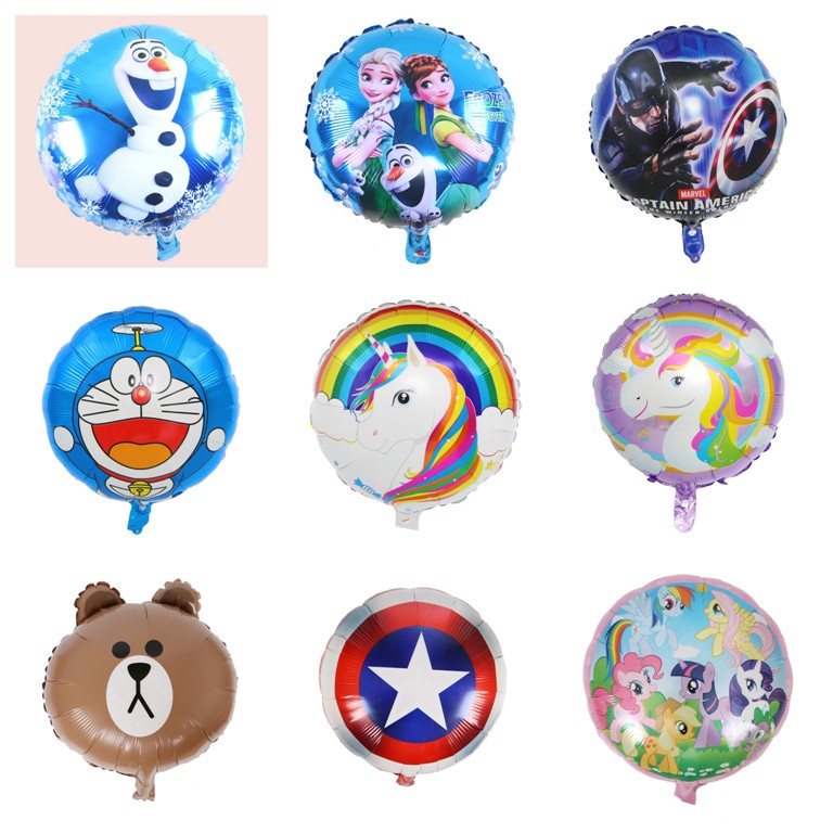 DISNEY Bong bóng nhôm 18 inch hình kỳ lân