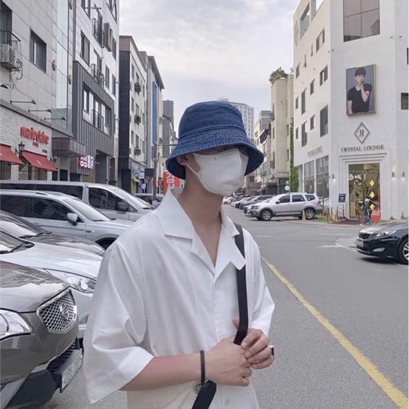 ÁO SƠ MI KATE CỔ VEST UNISEX TAY NGẮN DỄ PHỐI ĐỒ