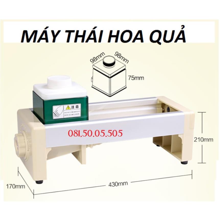 Máy thái lát hoa quả - Máy cắt lát hoa quả theo các mức tự chọn - Thiết bị pha chế trà chanh F136