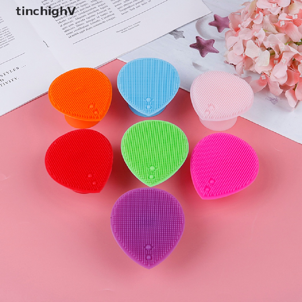Miếng Silicone Rửa Mặt Tẩy Tế Bào Chết Loại Bỏ Mụn Đầu Đen
