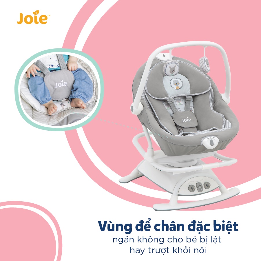 Nôi đưa trẻ em cao cấp - Joie Sansa 2in1