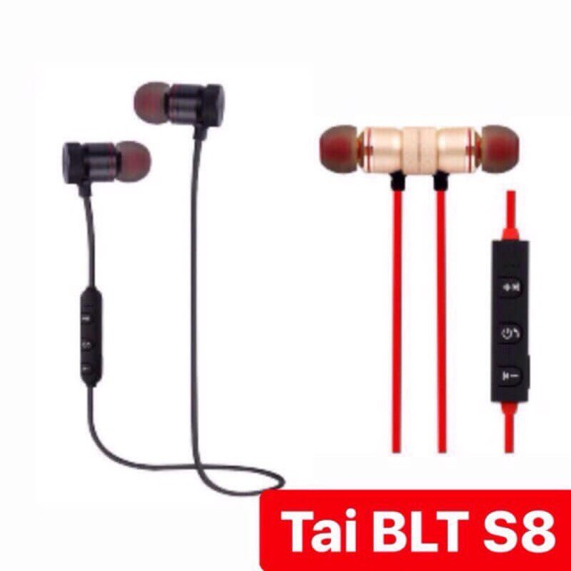 ( sale) Tai Nghe Bluetooth Nhét Tai Cao Cấp Thể Thao quàng cổ