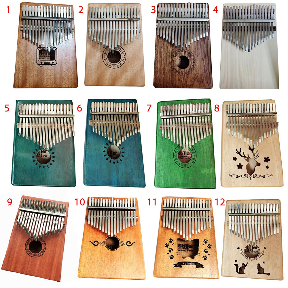 Đàn Kalimba Gỗ Cao Cấp Stiller 17 phím - 17 Thumb Piano keys - HÀNG CÓ SẴN (Full phụ kiện)