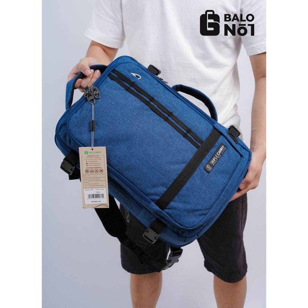 Balo Laptop Cao Cấp Simple Carry TWB Black