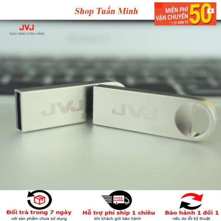 USB JVJ S3 64GB/32GB/16GB/8GB/4GB/2GB vỏ kim loại, USB 2.0 nhỏ gọn, tốc độ up 100MB/s, Bhành 2 năm , chất lượng