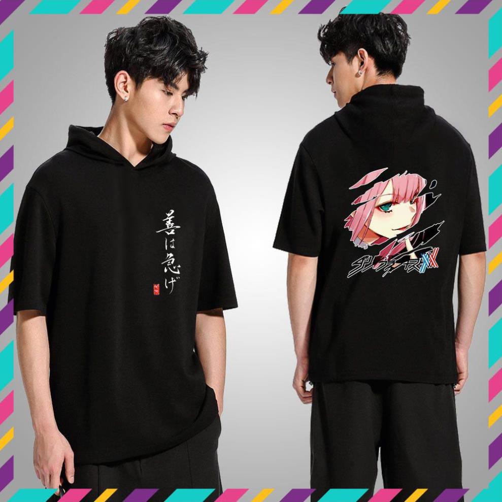 SALE-BST Áo Thun Hoodie tay lỡ Anime Darling in the Franxx - One PIece - Naruto cực chất - giá tốt nhất