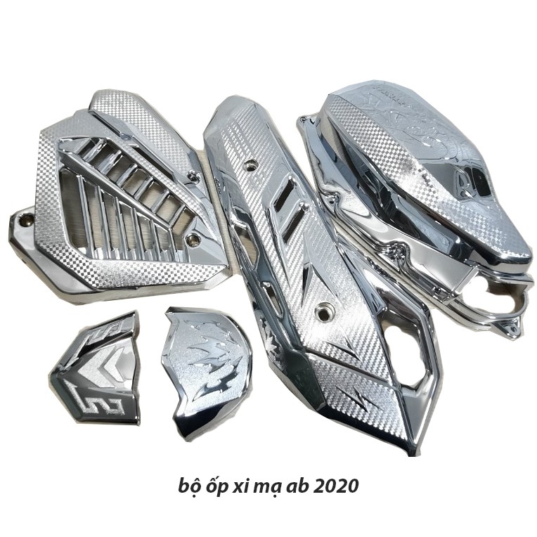 Ốp trang trí AirBlade ab2020-2021 - ốp xi mạ crome trắng sáng bóng