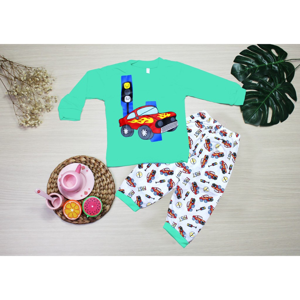 Rafeyla Bộ Đồ Ngủ Pijama Cho Trẻ 1 / 2 / 3 / 4 / 5 / 6 / 7 / 8 Tuổi