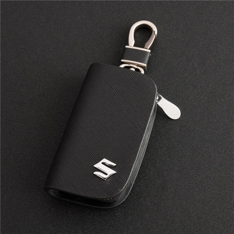Ốp chìa khóa bằng da thật cao cấp cho Suzuki Vitara Swift XL7 Presso Dzire Ciaz Celerio Ertiga