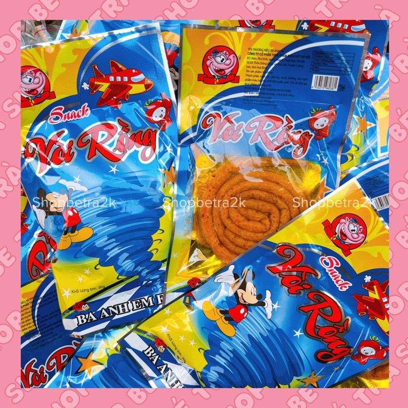Snack vòi rồng cay 3anhemfoods