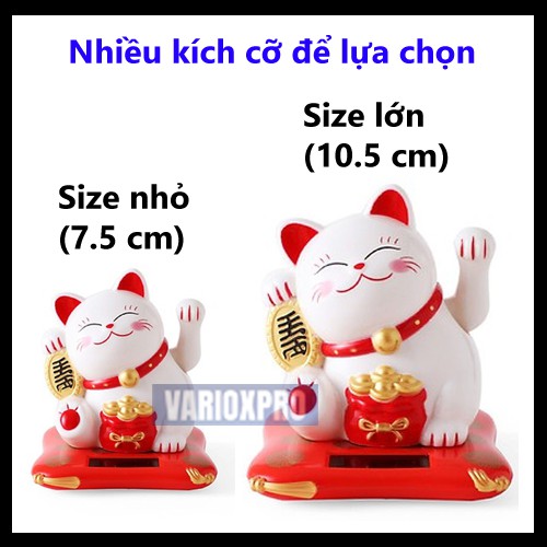 Mèo thần tài vẫy tay sử dụng năng lượng ánh sáng - mời chào tài lộc đến - Ánh sáng Mặt Trời / Ánh sáng đèn