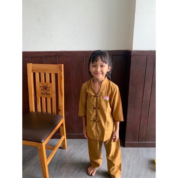 Đồ lam đi chùa 🌼🌼🌼 CỔ TÀU EM BÉ GÁI 🌻🌻😀