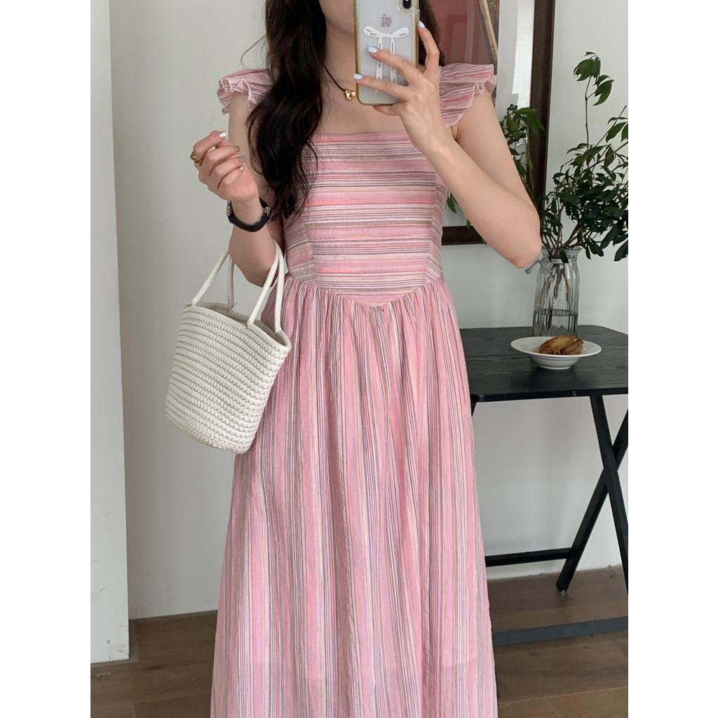 Đầm Sát Nách Kẻ Sọc Mùa Hè Phong Cách Mới 64226