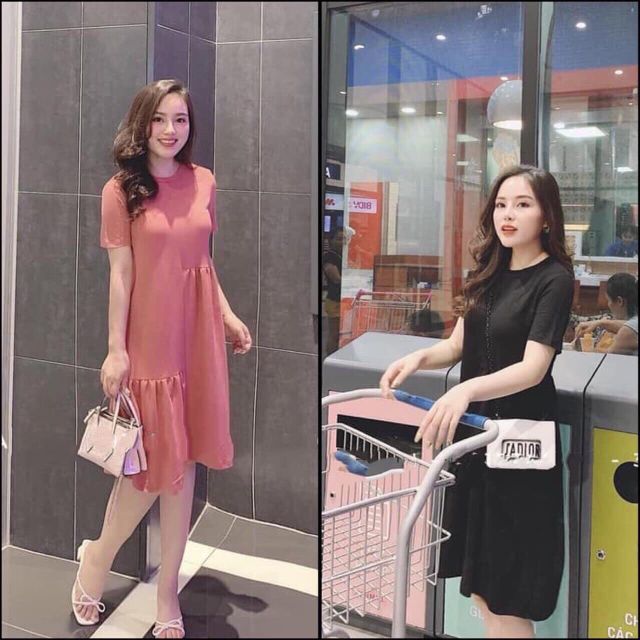 LH34 - Đầm Suông Bèo Tầng