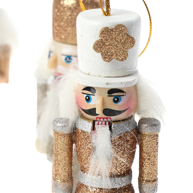 Set 1 / 5 Mô Hình Đồ Chơi Búp Bê Gỗ Nutcracker Kích Thước 12cm