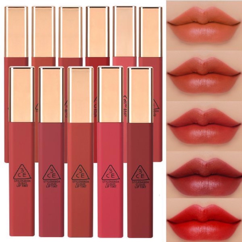 Son Kem Siêu Lì, Mịn Môi 3CE Cloud Lip Tint 4g