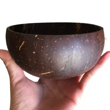 Bát Gáo Dừa / HANDMADE / Chén Gáo Dừa, 100% Không Hóa Chất  13 cm, Có Điêu Khắc