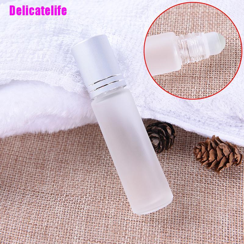 [Hàng mới về] Chai rỗng đựng nước hoa 10ml có đầu lăn bằng nhựa tiện dụng