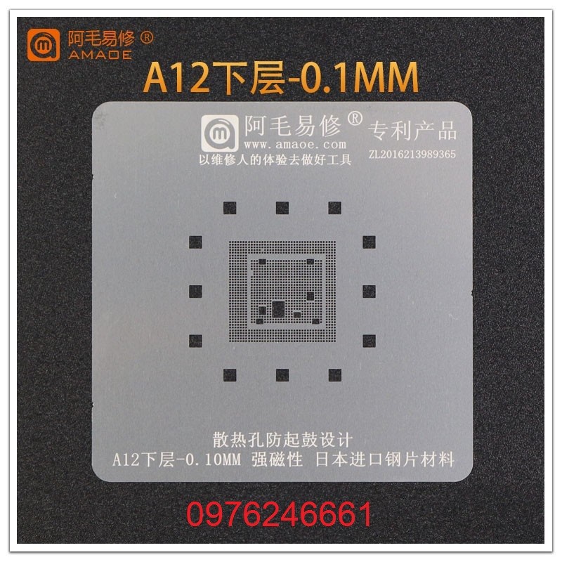 Vỉ CPU A12 cho đế hút nam châm