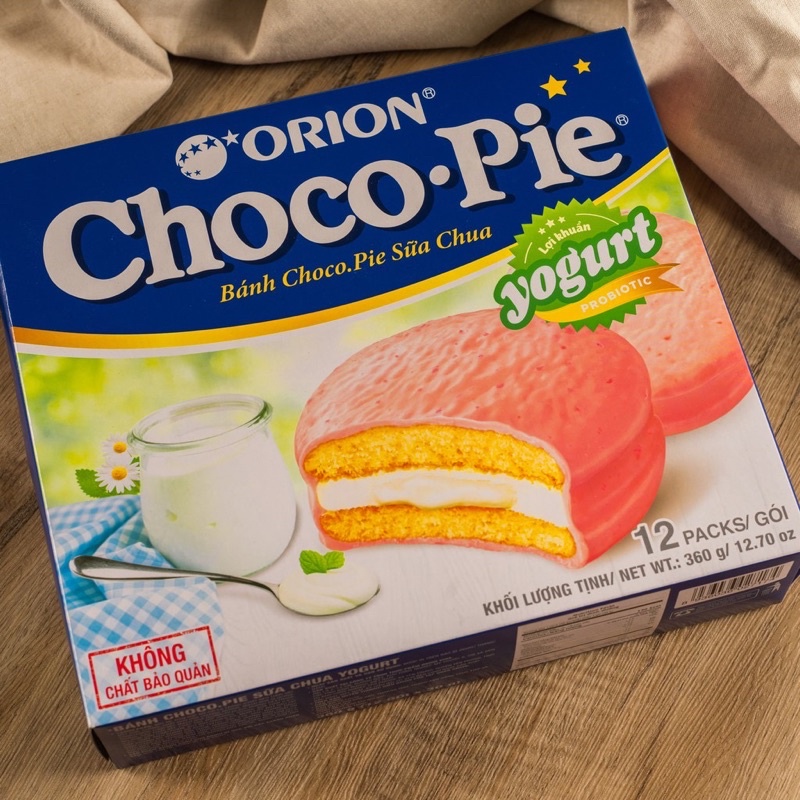 Bánh Chocopie Orion Hộp 12 chiếc Các Vị