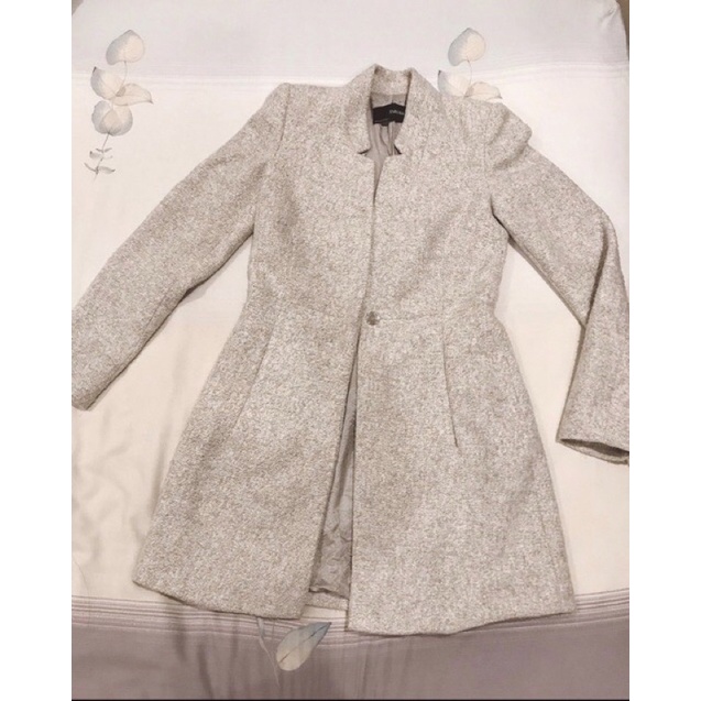 Áo khoác Zara chất dạ xù mềm hàng auth