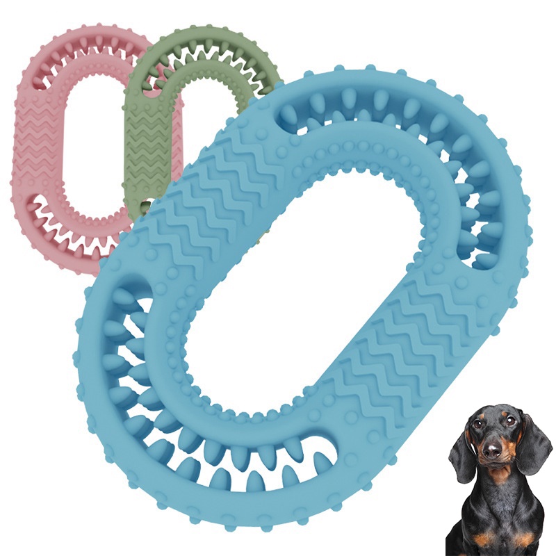 2021 Đồ Chơi Cho Chó Tương Tác Làm Sạch Răng Hàm Cho Chó Lớn Nhỏ Đồ Dùng Cho Thú Cưng Đồ Chơi Nhai Răng Mới O-Ring Cho Chó Đồ Chơi Cho Thú Cưng