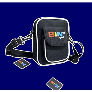 TÚI CHÉO SS4 BIN ORIGINAL NẮP ĐEN 🔸 MẪU HOT NHẤT🔸 túi chéo nam nữ thời trang sang chảnh