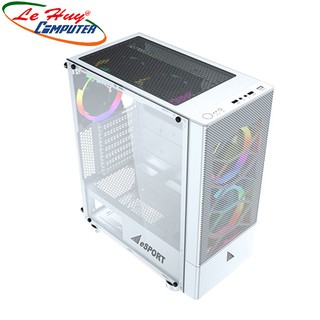Vỏ Case Máy Tính VSP Gaming B86W White (No Fan)