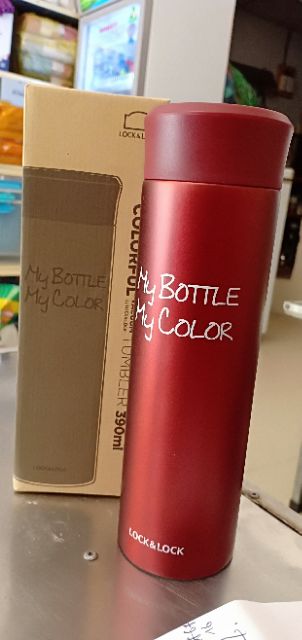 📣📣📣 Bình giữ nhiệt Lock&Lock Colorful Tumbler  390ml LHC4015 - Màu đỏ