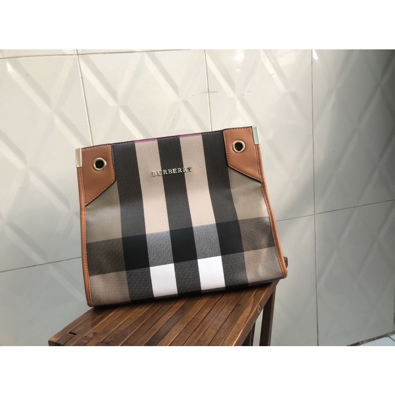 Túi xách nữ da thật cao cấp Burberry