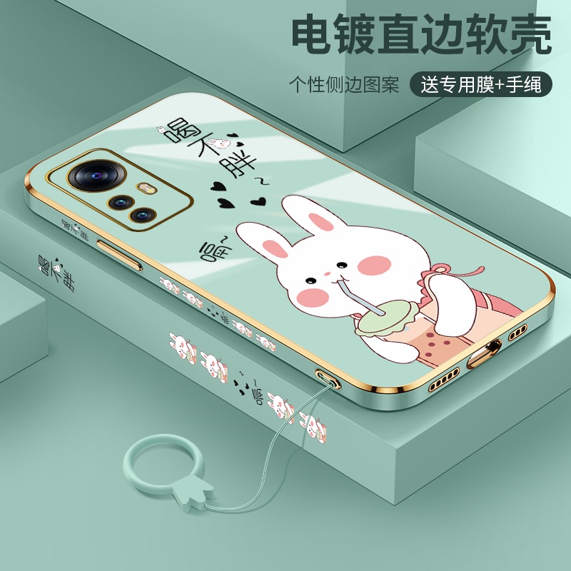 Ốp Điện Thoại Viền Silicon Mềm Họa Tiết Thỏ Dễ Thương Cho Xiaomi 12 Xiaomi 12lite Xiaomi 11T Xiaomi 11TPRO Xiaomi Mix4 Xiaomi CIVI