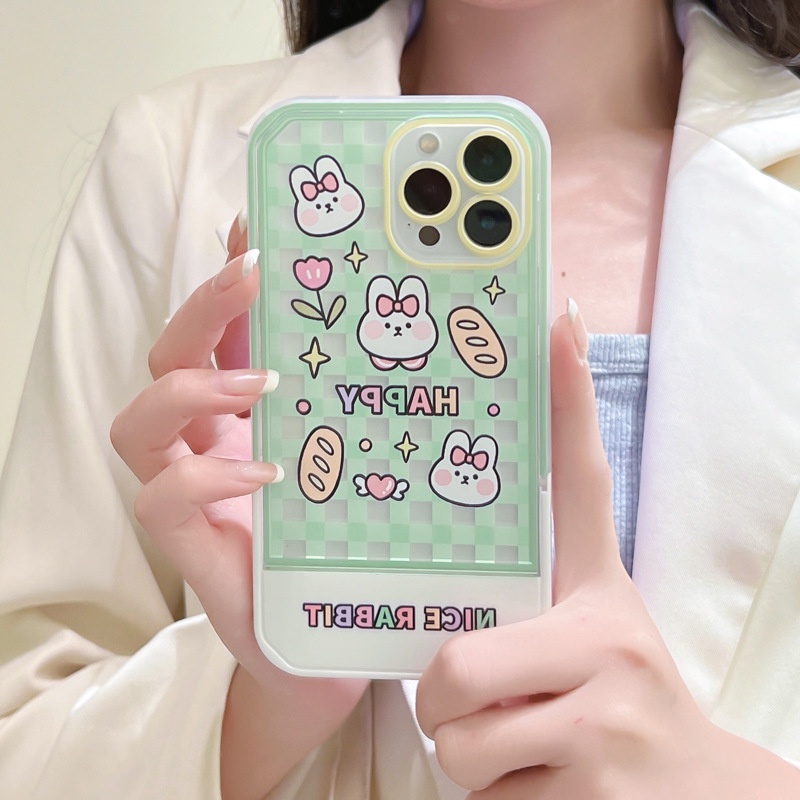 Ốp lưng iphone Ốp Điện Thoại Có Giá Đỡ Ẩn In Hình Hoạt Hình Sáng Tạo Cho iphone13Pro 11 / 12Pro 14proxr 7 / 8P Dinuo case