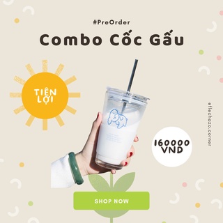 Combo cốc gấu 7 món tiện lợi