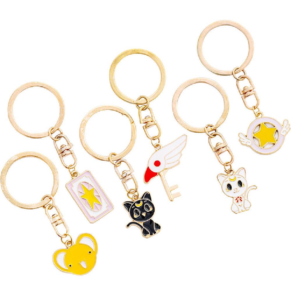 Móc Khóa Kim Loại Họa Tiết Hoạt Hình Dễ Thương