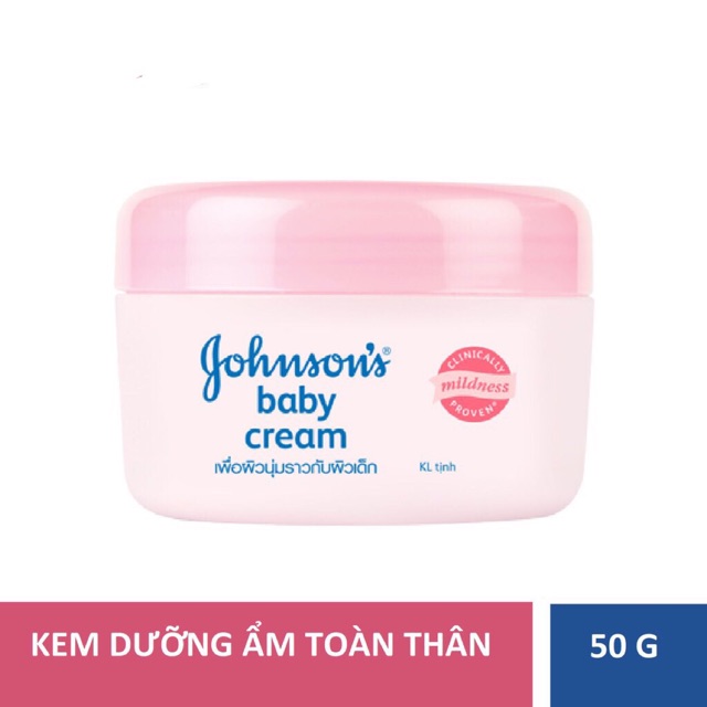 Kem dưỡng da Johnson's Baby Pink 50g