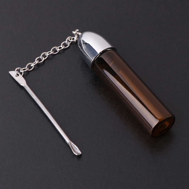 [Hàng mới về] Hộp đựng thuốc với thìa múc màu sắc ngẫu nhiên 72mm