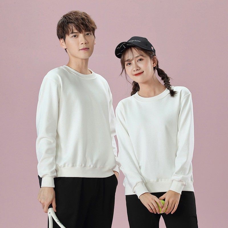 áo sweater unisex đủ size màu đen trắng