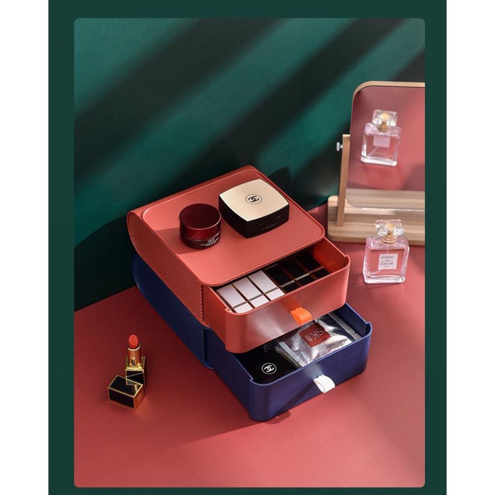 Hộp ngăn kéo đựng đồ dùng để decor, đựng mỹ phẩm, đồ vật trong nhà, trang sức, văn phòng