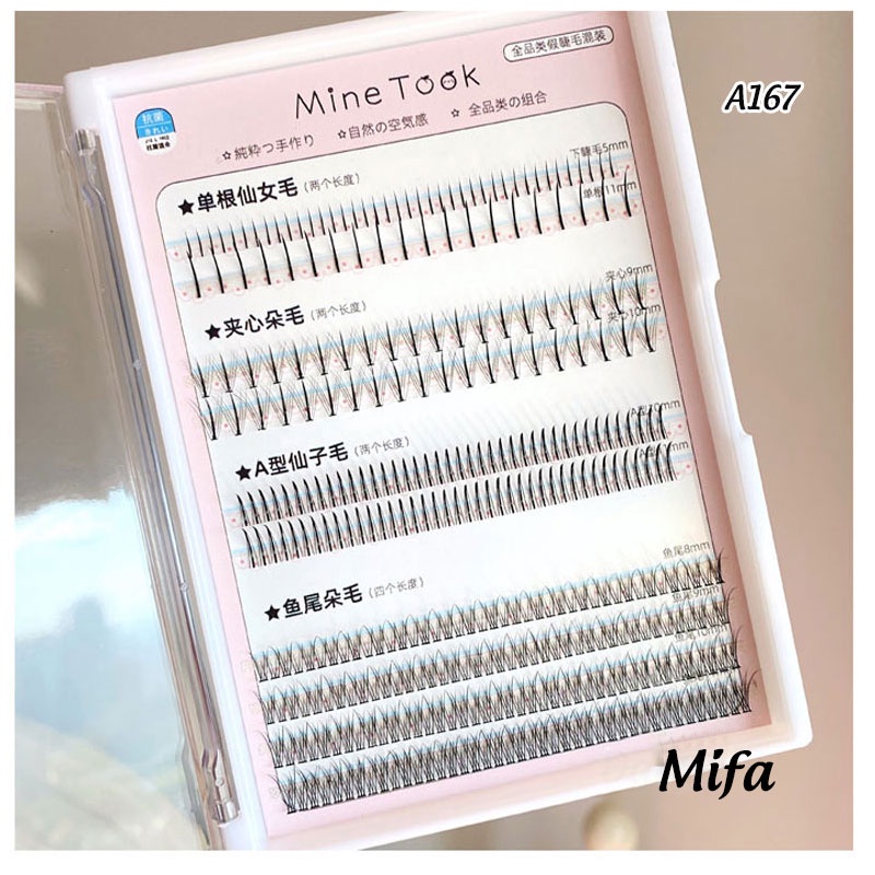 Mi giả Mine Took Vỏ Hồng Nắp Trong Chính Hãng Siêu Dễ Thương Hàng Nội Địa Trung