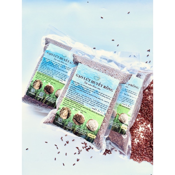 Gạo Lức Huyết Rồng (Túi 2ký Hút Chân Không )