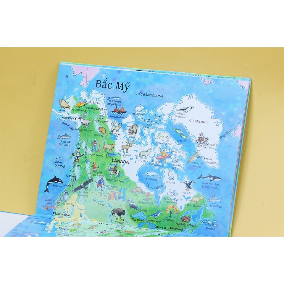 Sách - Atlas Bằng Tranh Cho Trẻ Em (Children's Picture Atlas) Gigabook