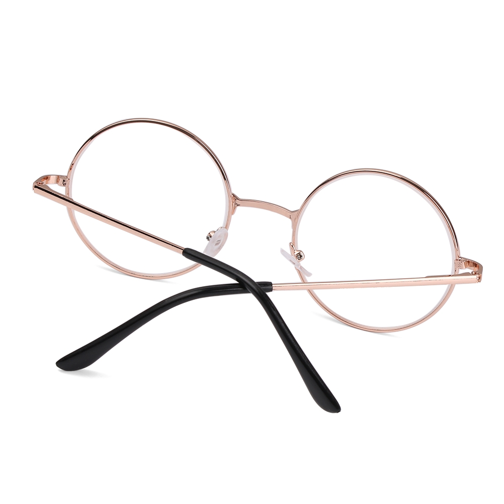 ROSE Round Flexible Portable Ultra Light Resin Metal -1.00~-4.0 Diopter Myopia Glasses